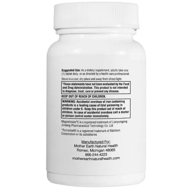 Mother Earth Supplements Blood Support Plus Superfoods - Tablets My Store