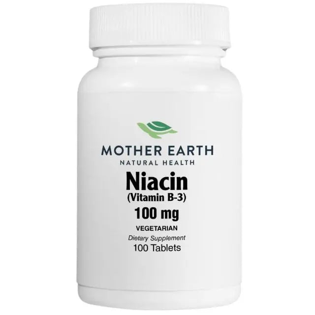 Mother Earth Supplements Niacin - Tablets My Store