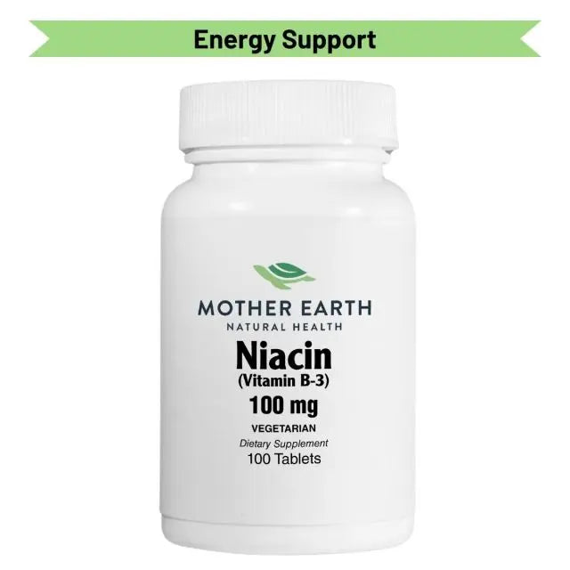 Mother Earth Supplements Niacin - Tablets My Store