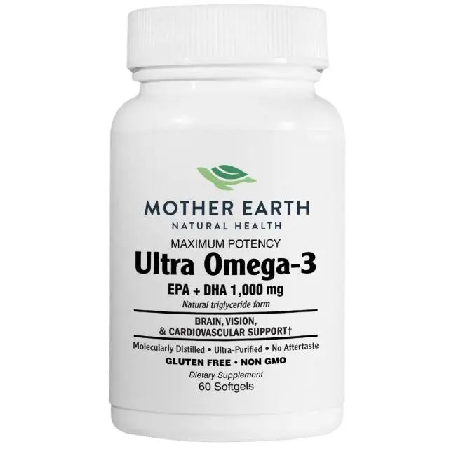 Mother Earth Supplements Ultra Omega Fish Oil - EPA + DHA  - Softgels My Store
