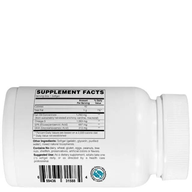 Mother Earth Supplements Ultra Omega Fish Oil - EPA + DHA  - Softgels My Store