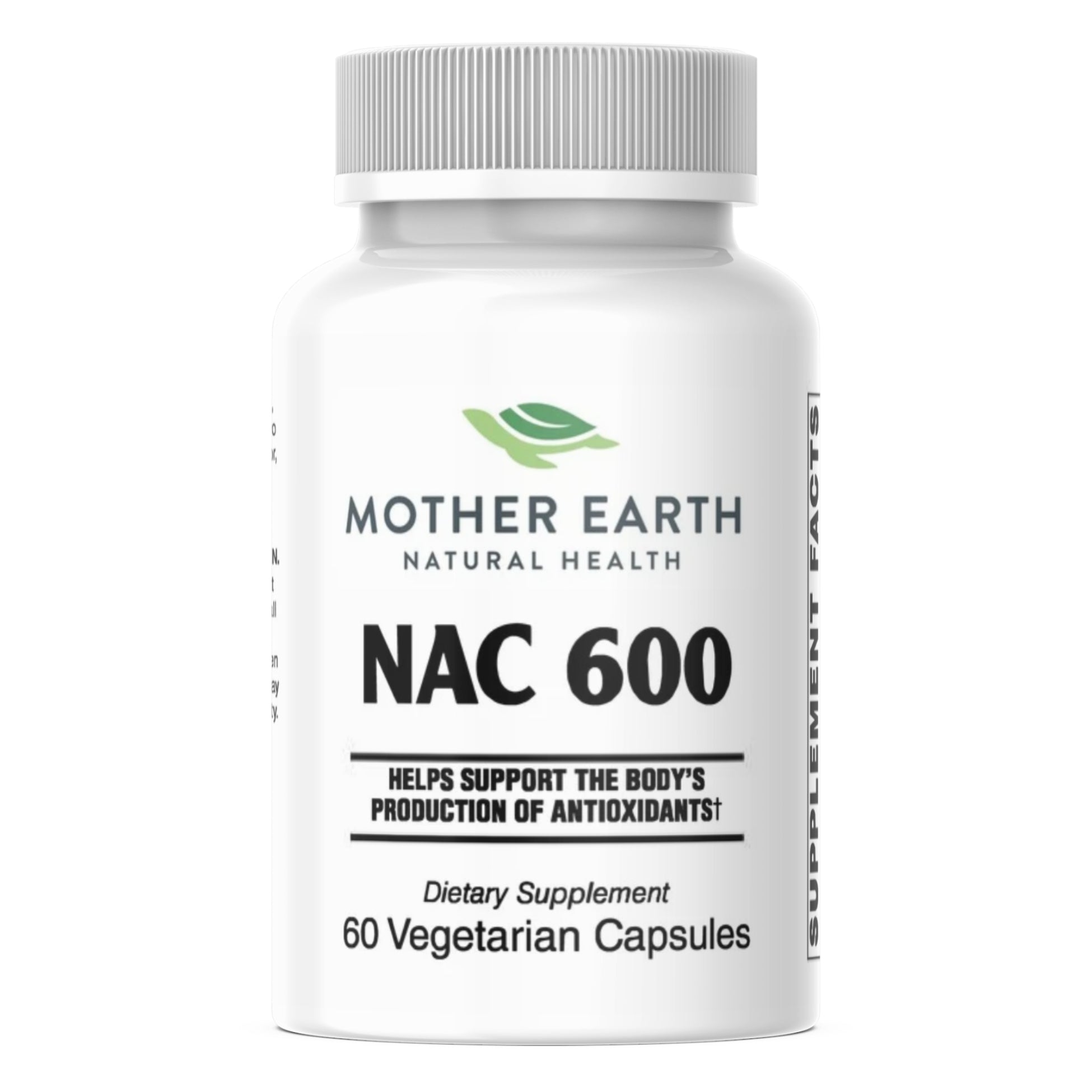 Mother Earth Supplements NAC 600 Plus 60ct