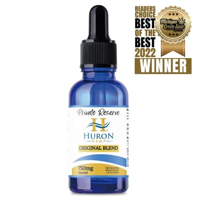 Huron Hemp™ Private Reserve - Full Spectrum CBD Oil - 750mg Strength - Natural Flavor My Store
