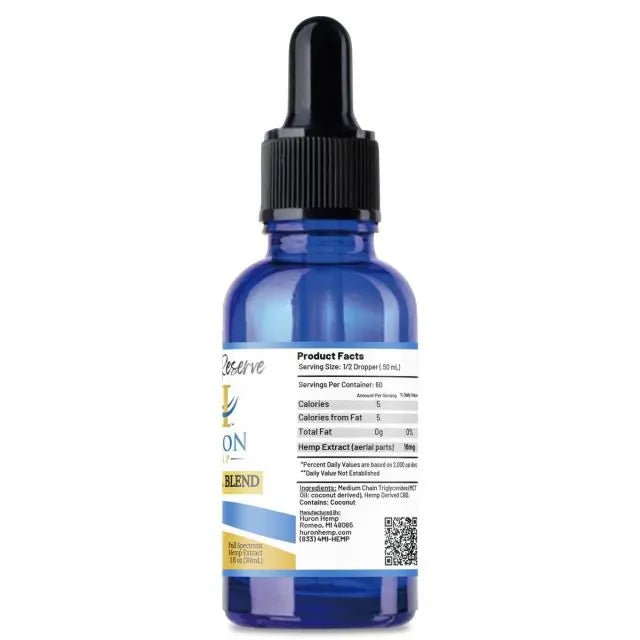 Huron Hemp™ Private Reserve - Full Spectrum CBD Oil - 750mg Strength - Natural Flavor My Store