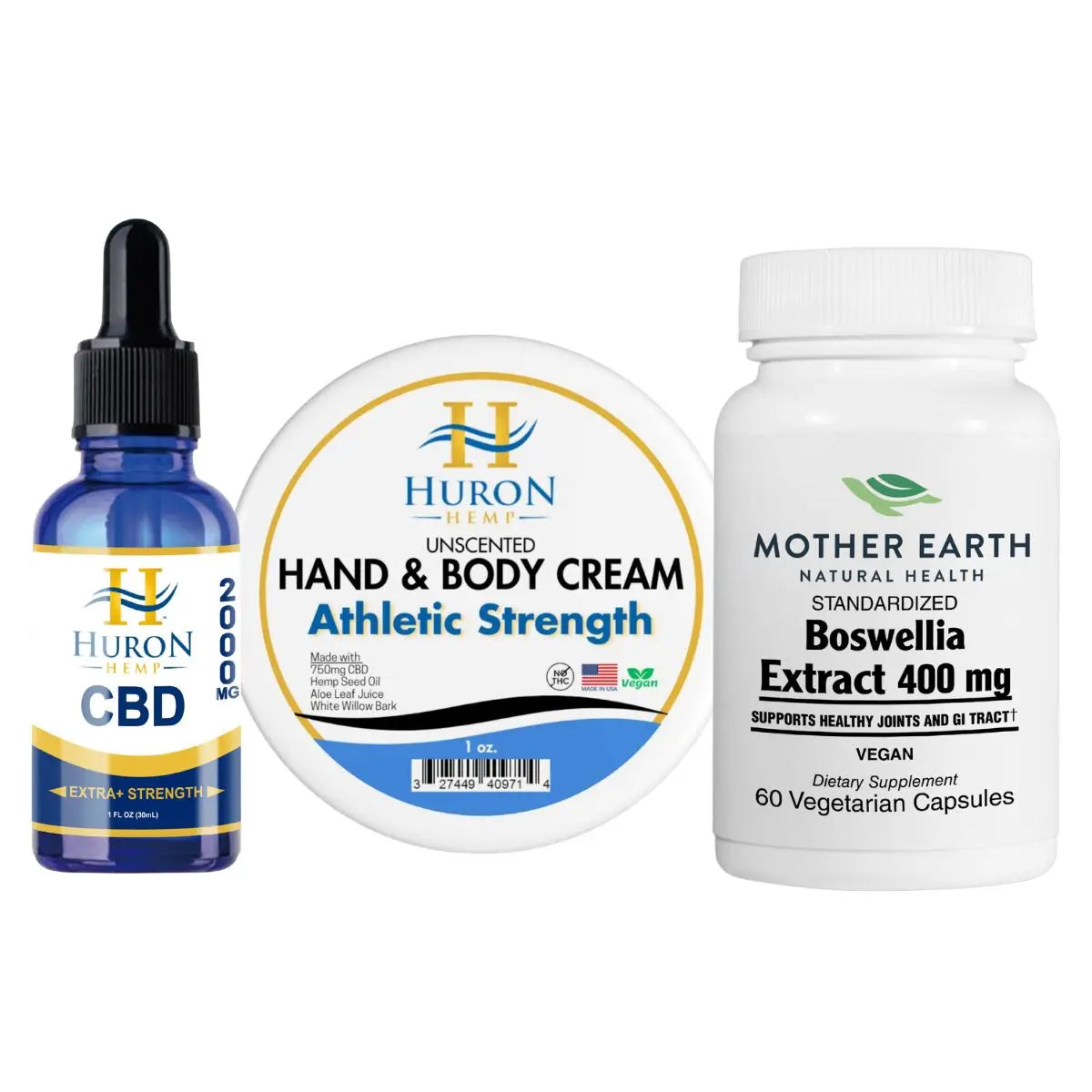 Pain Relief Bundle; Active Recovery - Moderate Level - Pure CBD