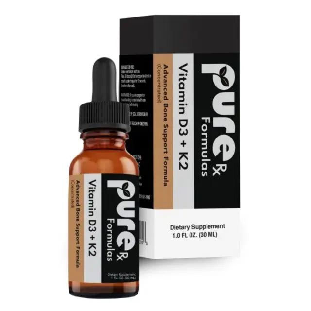 PureRx Formulas - Vitamin D3 + K2 Tincture - Liquid Vitamins with Shilajit My Store