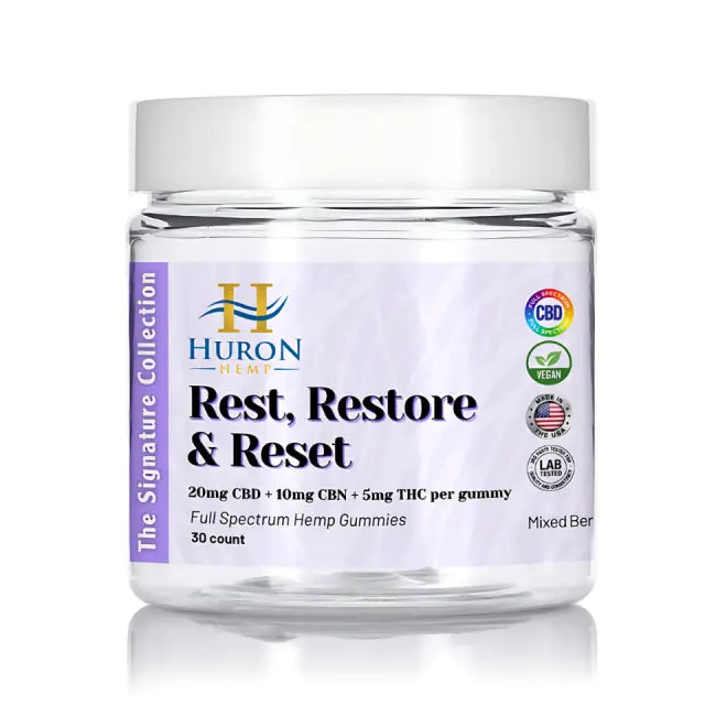 Huron Hemp™ Signature Collection - Rest, Restore & Reset - 4:2:1 Full Spectrum Gummies My Store