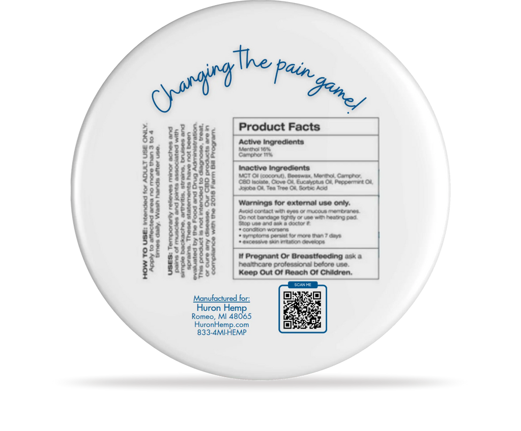 Huron Hemp™ Deep Freeze CBD Pain Relief Ointment - 1oz My Store
