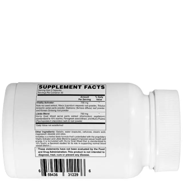 Mother Earth Supplements Virilomax - Capsules My Store