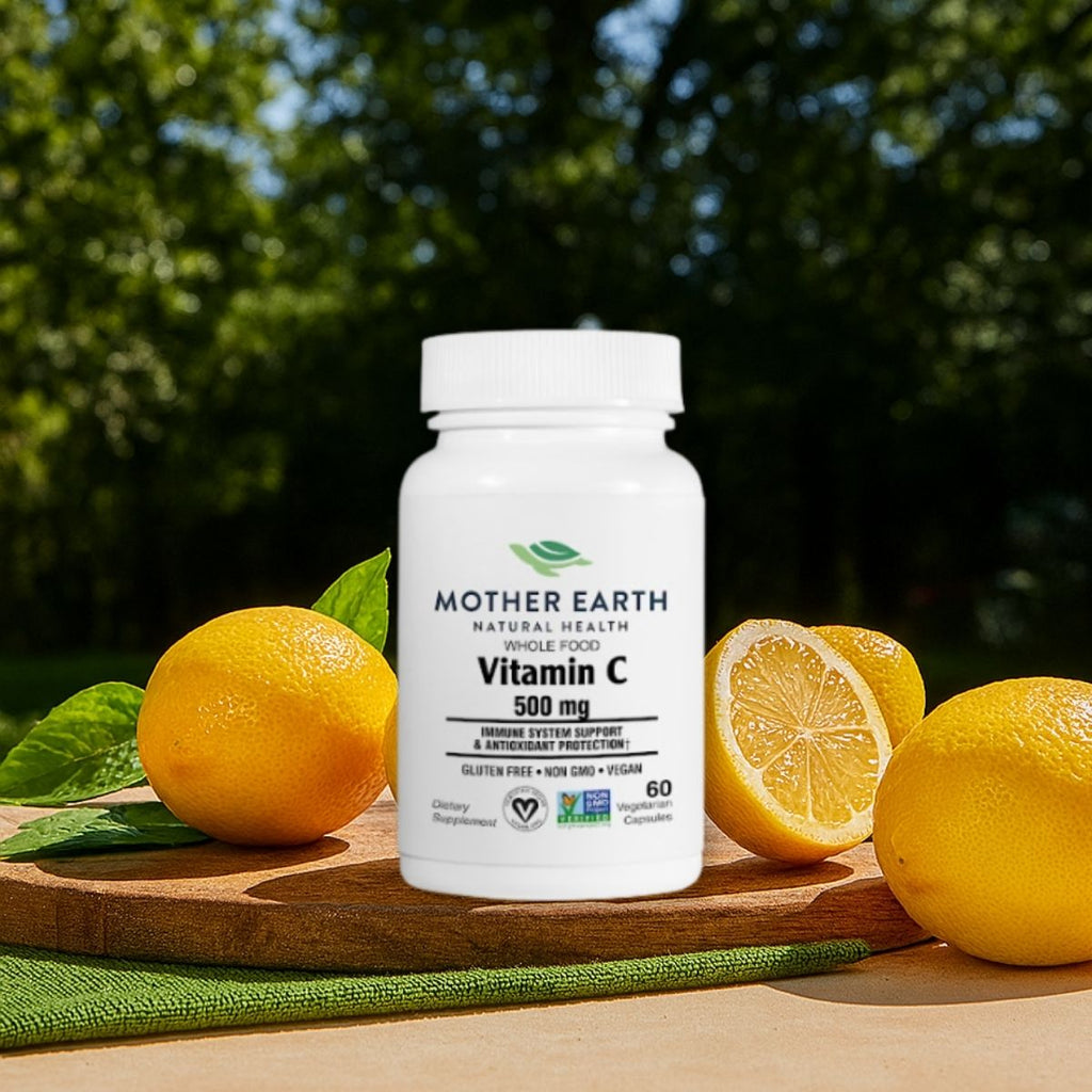 Mother Earth Supplements Whole Food Vitamin C 500mg - Capsules My Store