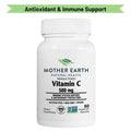 Mother Earth Supplements Whole Food Vitamin C 500mg - Capsules My Store