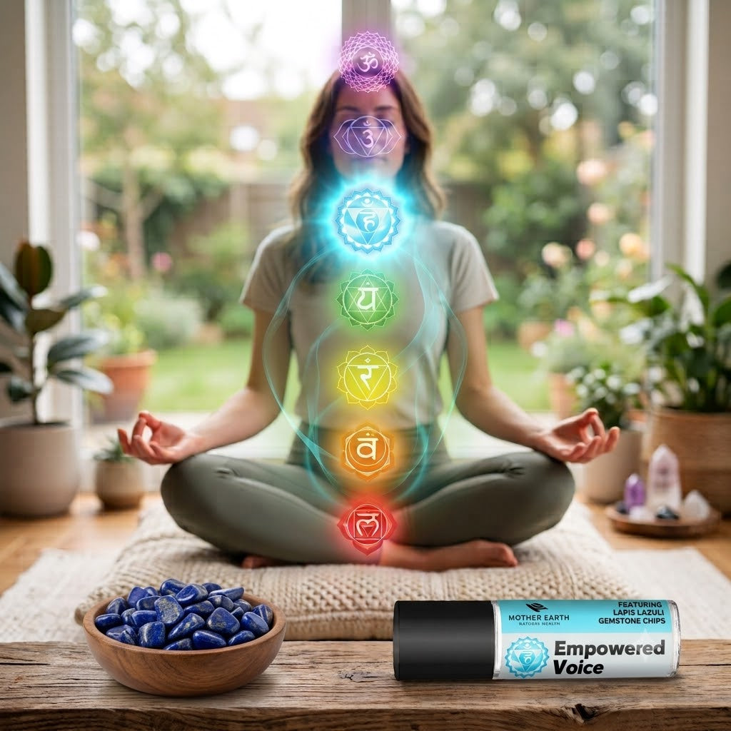 Mother Earth Essential Oil Roll On - 5th Chakra Empowered Voice