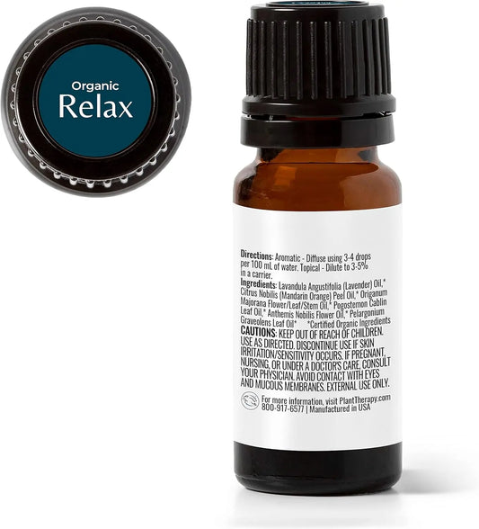 Plant Therapy Essential Oil - Relax - Organic My Store