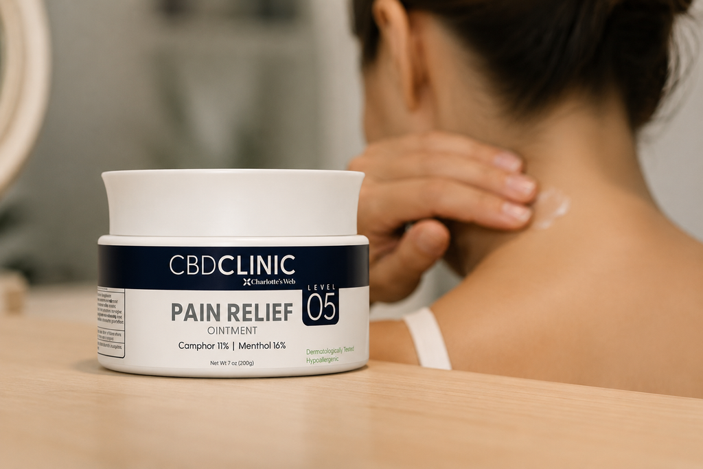CBD CLINIC™ Level 5 Clinical Strength CBD Ointment – Pro-Sport Pain Relief – 7.05oz