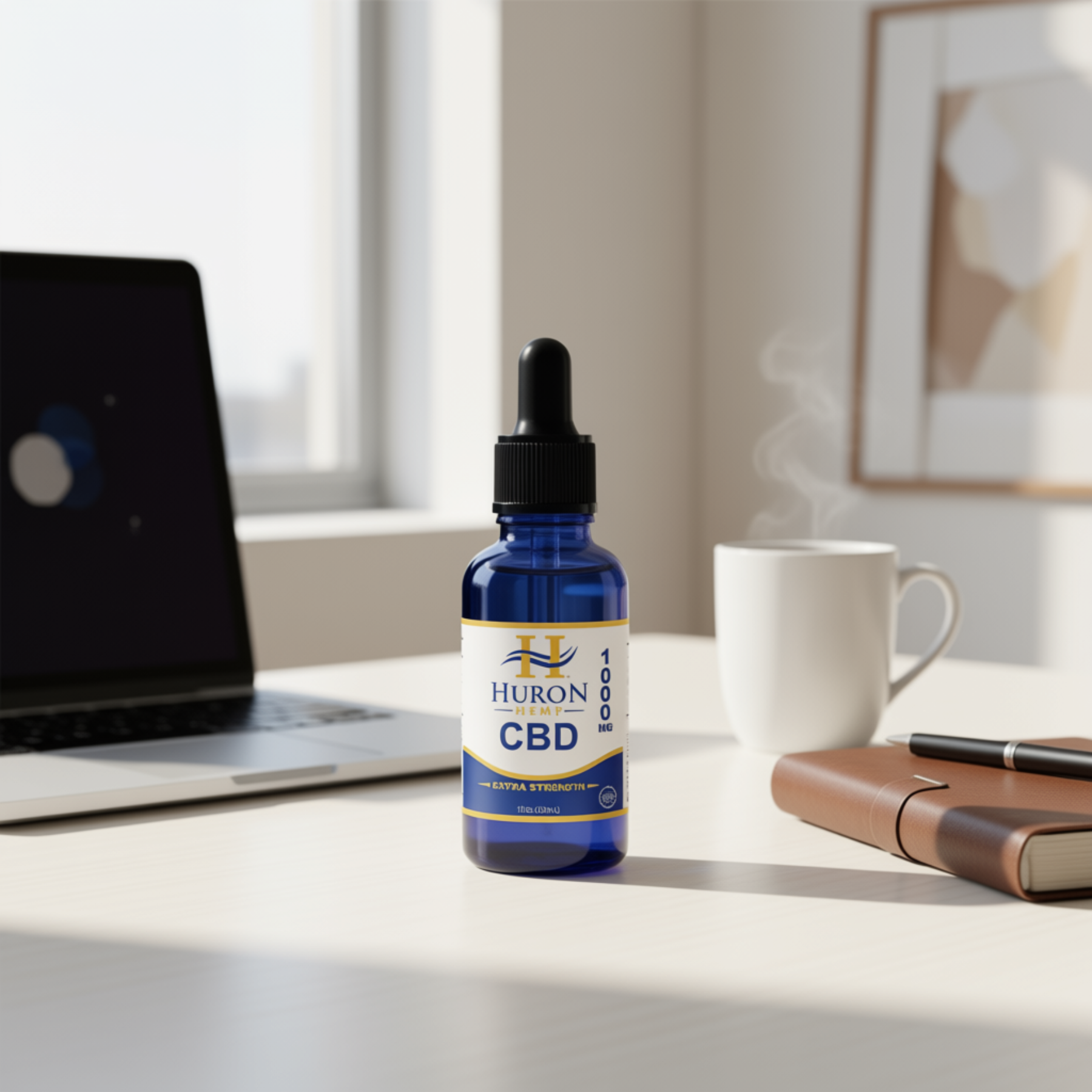 Huron Hemp™ Pure CBD Oil - 1000mg Strength