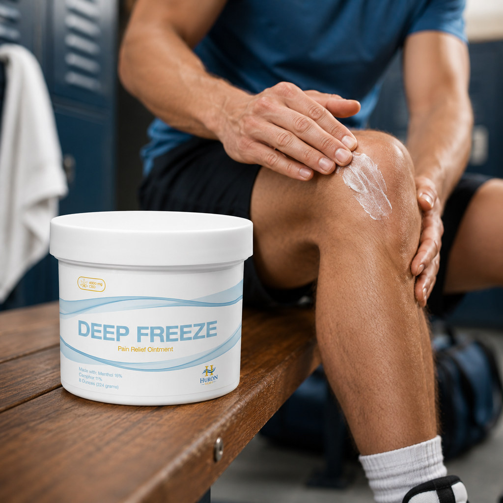 Huron Hemp™ Deep Freeze CBD Pain Relief Ointment - 8oz Value Size