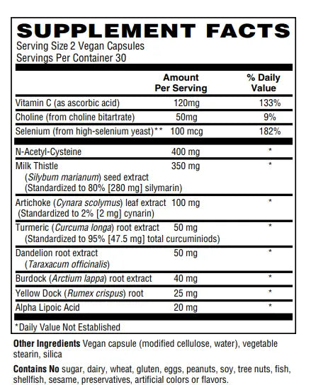 Mother Earth Supplements Liver Support & Detox - Capsules My Store