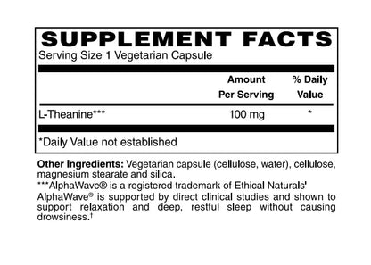 Mother Earth Supplements L-Theanine 100mg - Capsules My Store