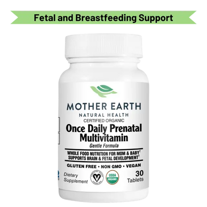 Mother Earth Supplements Once Daily Prenatal Multivitamin - Tablets My Store