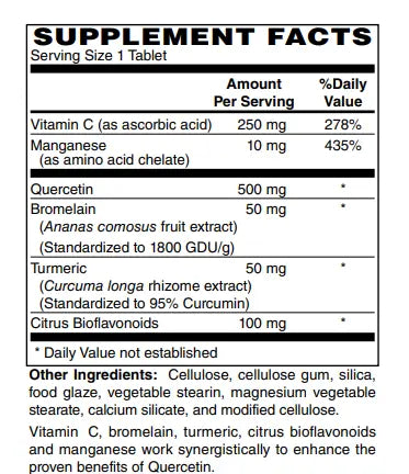 Mother Earth Supplements Quercetin 500-Plus - Tablets My Store