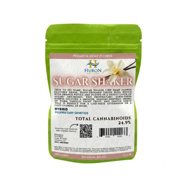 Huron Hemp™ - CBD Flower - Indica - Sugar Shaker - 14g