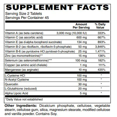 Mother Earth Supplements Super Antioxidant Formula - Tablets My Store