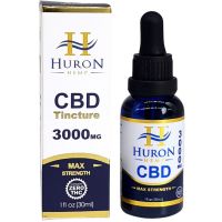 Huron Hemp - Pure CBD Oil 3000mg - 0% THC