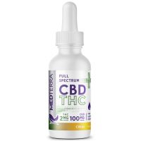 Medterra - Full Spectrum CBD + THC Tincture - 100mg CBD per mL - 30mL bottle