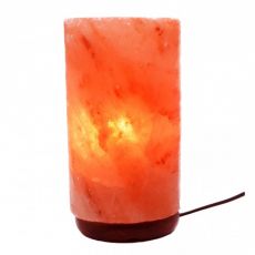Himalayan Salt Lamp - Carved - Cylinder