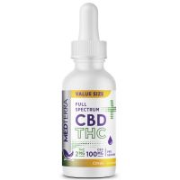 Medterra - Full Spectrum CBD + THC Tincture - 6000mg