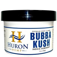 Huron Hemp - CBD Flower - Bubba Kush 1oz - Relaxing Effects