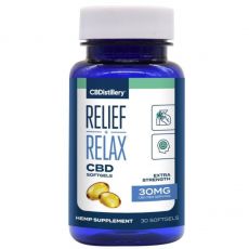 CBDistillery - Broad Spectrum CBD Softgels - 30mg CBD each / 30 Count