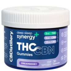 CBDistillery - Deep Sleep Synergy+ CBD, CBN & THC 5:1:1 Gummies – 25mg CBD + 5mg THC + 5mg CBN
