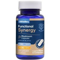 CBDistillery - Functional Synergy Focus Mushroom Capsules – 15mg CBG + 15mg CBD / 30 count