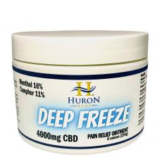Huron Hemp - Deep Freeze Pain Relief Ointment - 4000mg CBD - 8oz
