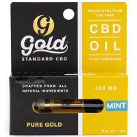 Gold Standard - CBD Vape Cartridge - 450mg Strength - Mint