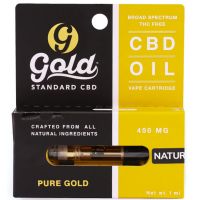 Gold Standard - CBD Vape Cartridge - 450mg Strength - Natural