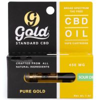 Gold Standard - CBD Vape Cartridge - 450mg Strength - Sour Diesel