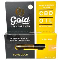 Gold Standard - CBD Vape Cartridge - 450mg Strength - Super Lemon Haze