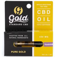 Gold Standard - CBD Vape Cartridge - 450mg Strength - Trainwreck