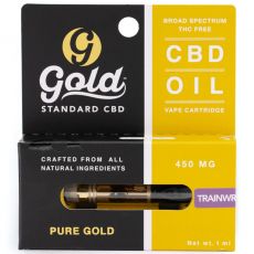 Gold Standard - CBD Vape Cartridge - 450mg Strength - Trainwreck