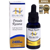 Huron Hemp - Private Reserve - Full Spectrum CBD Oil - Original Blend - 2400mg