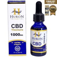 Huron Hemp - Pure CBD Oil 1000mg - 0% THC