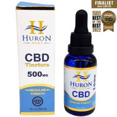 Huron Hemp - Pure CBD Oil 500mg - 0% THC