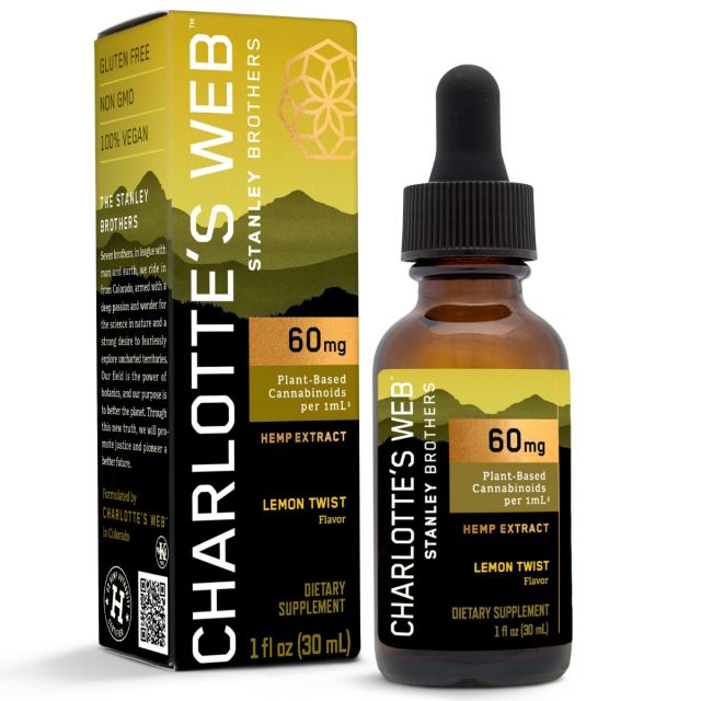 Charlotte's Web - CBD Oil Tincture - 60mg CBD per mL