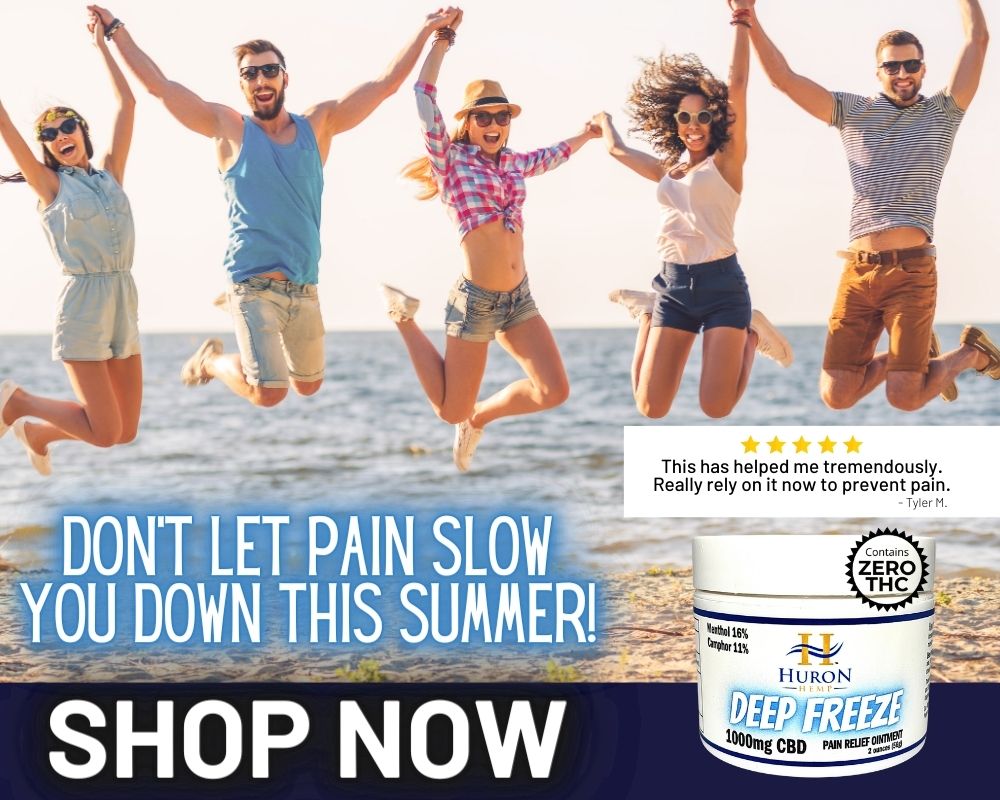 Huron Hemp Deep Freeze Pain Relief Ointment
