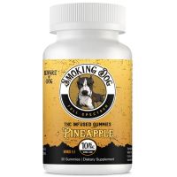 Smoking Dog - High Potency 1:1 Gummies - Pineapple - 10mg CBD / 10mg THC per gummy