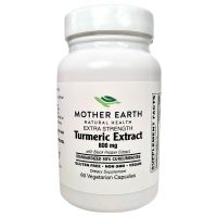 Mother Earth's Turmeric Extract Extra Strength 800mg - 60 Count Capsules