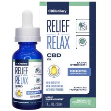 CBDistillery - Broad Spectrum CBD Oil Tincture - 1000mg