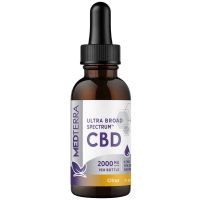 Medterra - Broad Spectrum CBD Tincture - 2000mg CBD per bottle